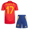 Maillot de Supporter Espagne Williams JR 17 Domicile Euro 2024 Pour Enfant